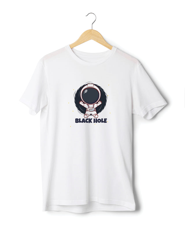 ASTRONAUT BLACK HOLE T-SHIRT - ORGANIC