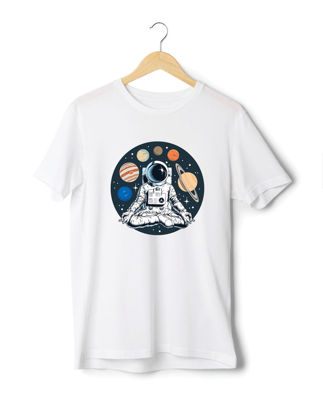 ASTRONAUT YOGA POSE T-SHIRT - ORGANIC