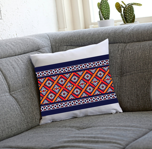 CUSHION COVER WITH ZIPPER - TRUCK ART