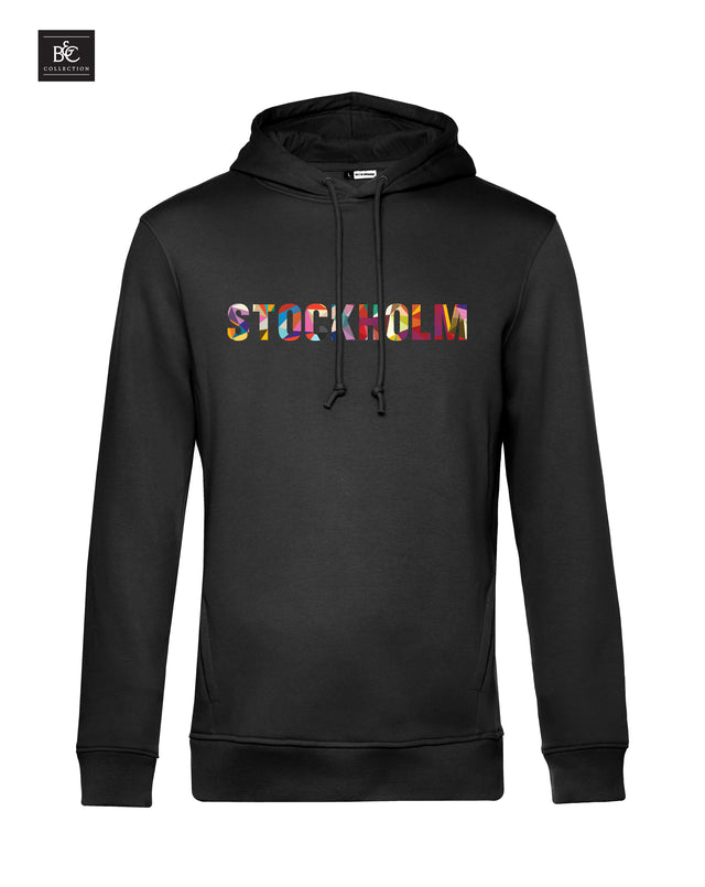 HOODIE COLORFUL LETTERS STOCKHOLM CITY