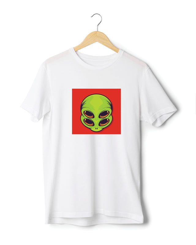 ALIEN HEAD T-SHIRT - ORGANIC