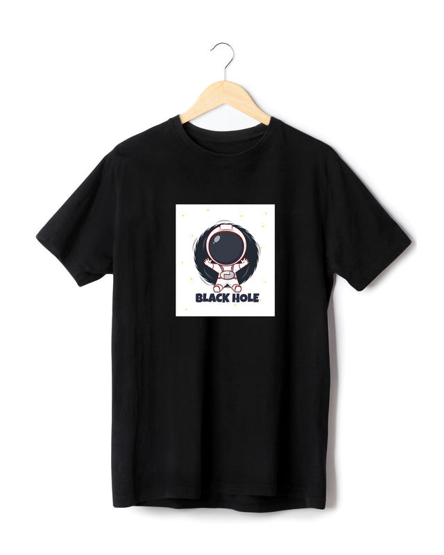 ASTRONAUT BLACK HOLE T-SHIRT - ORGANIC