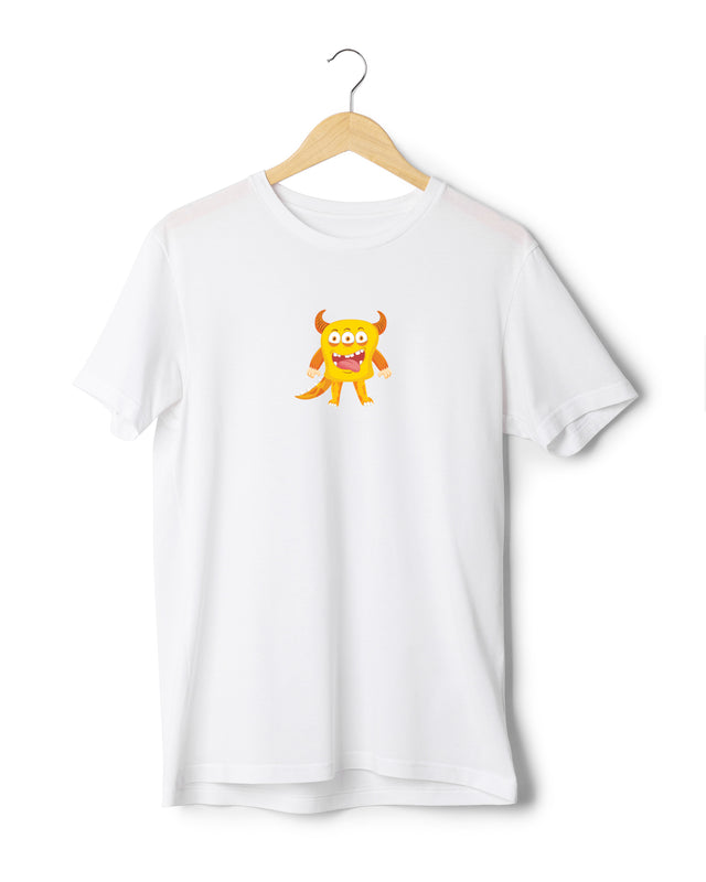 MONSTERS MIX COLORFUL  T-SHIRT - ORGANIC